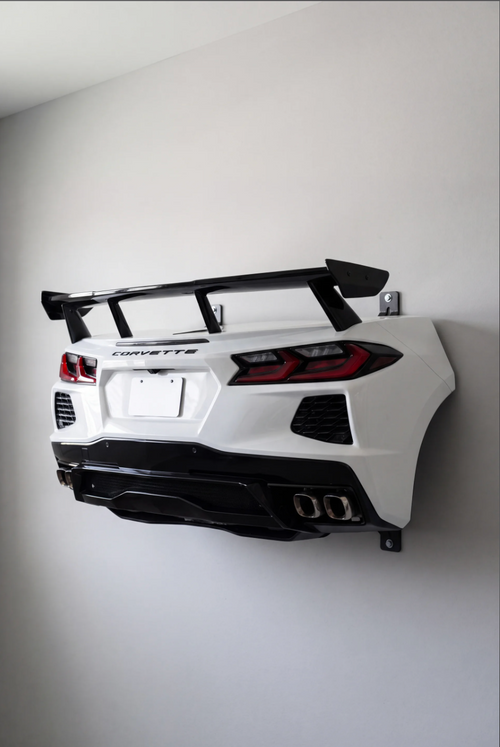 WingMount car shelf mounted on a bedroom wall