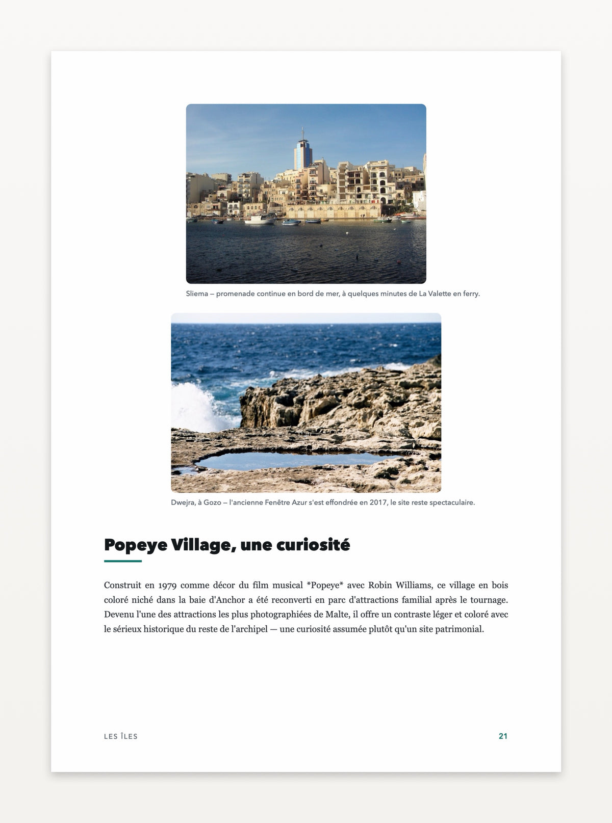 Aperçu d'une page — Malte