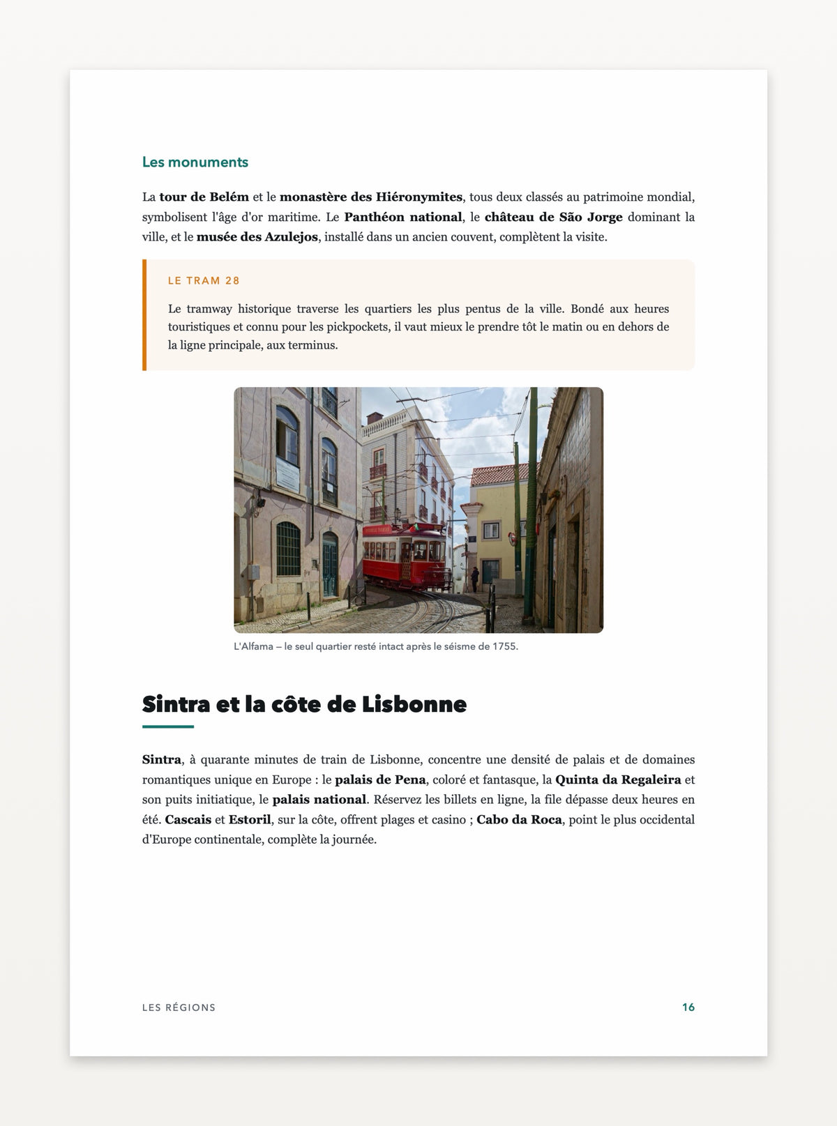 Aperçu d'une page — Portugal